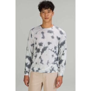 Lululemon Lab Mens XL Merino Wool Blend Crew Vapor Asphalt Grey Graphite Shirt